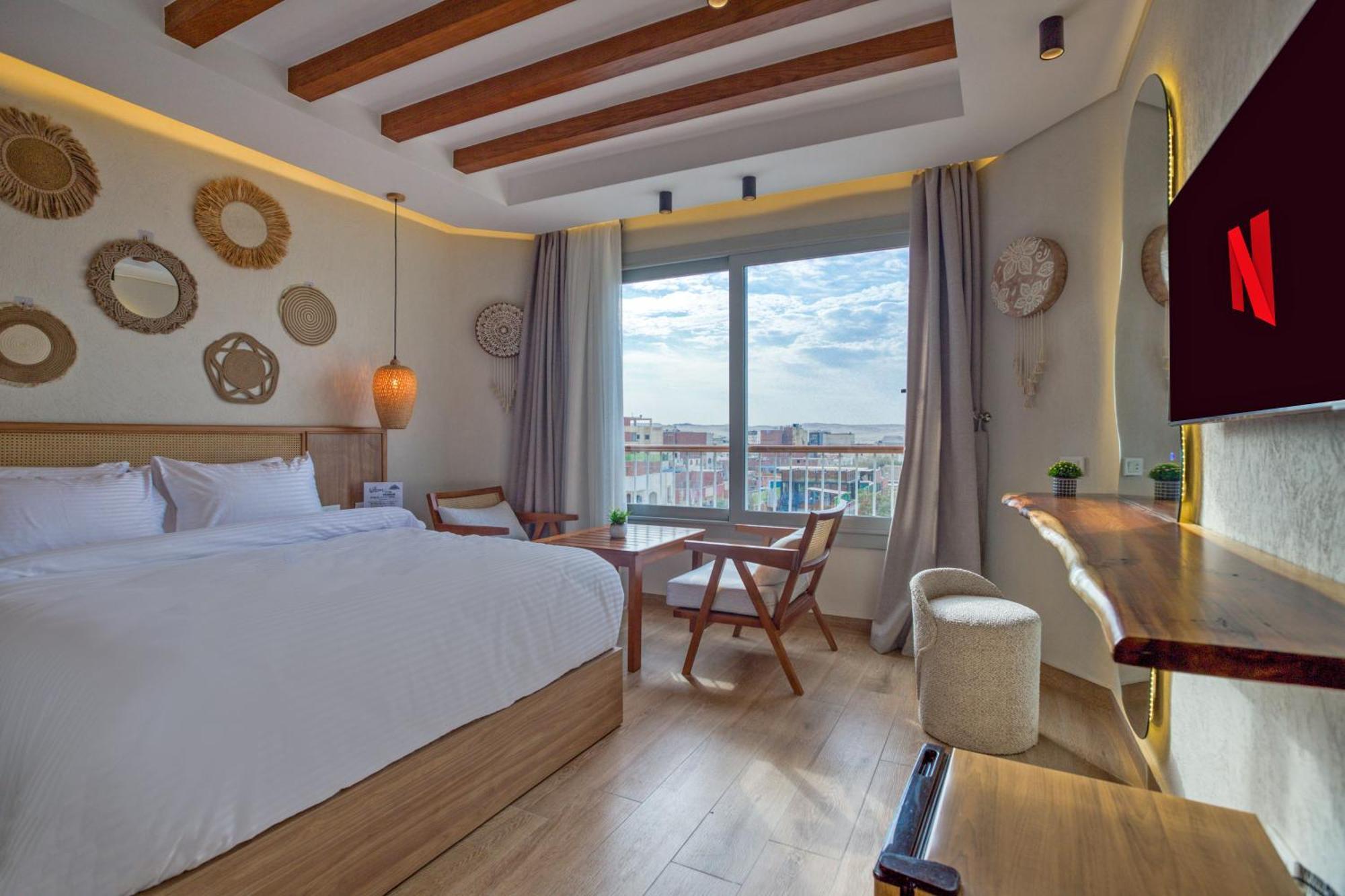Galaxy Pyramids View Inn Kafret el-Gabal Екстериор снимка